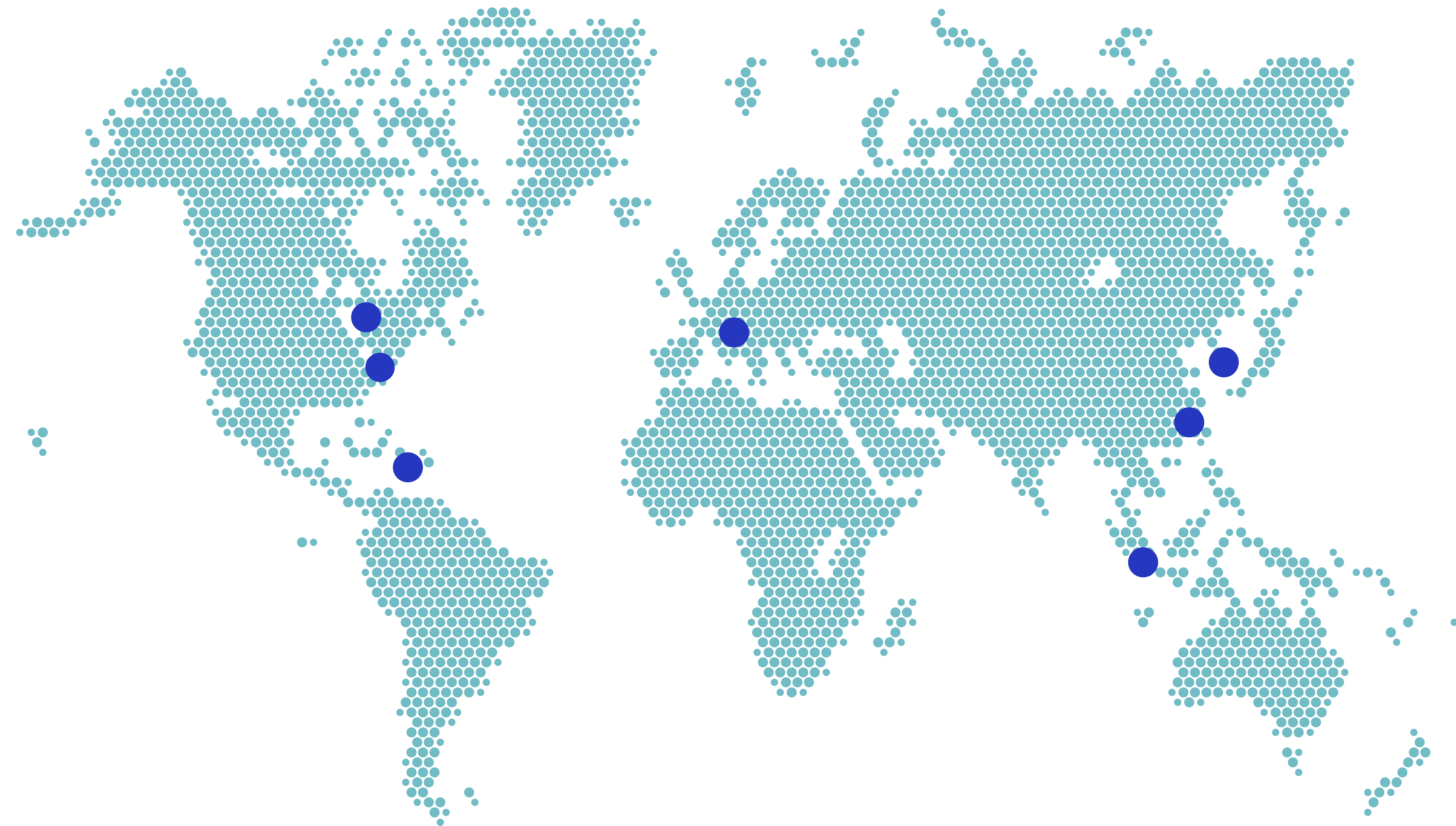 Vegalab global presence map